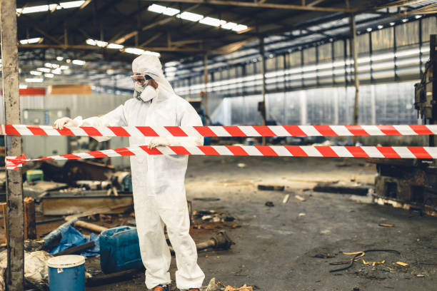 Professional Odor Removal technician working in San Dimas, CA